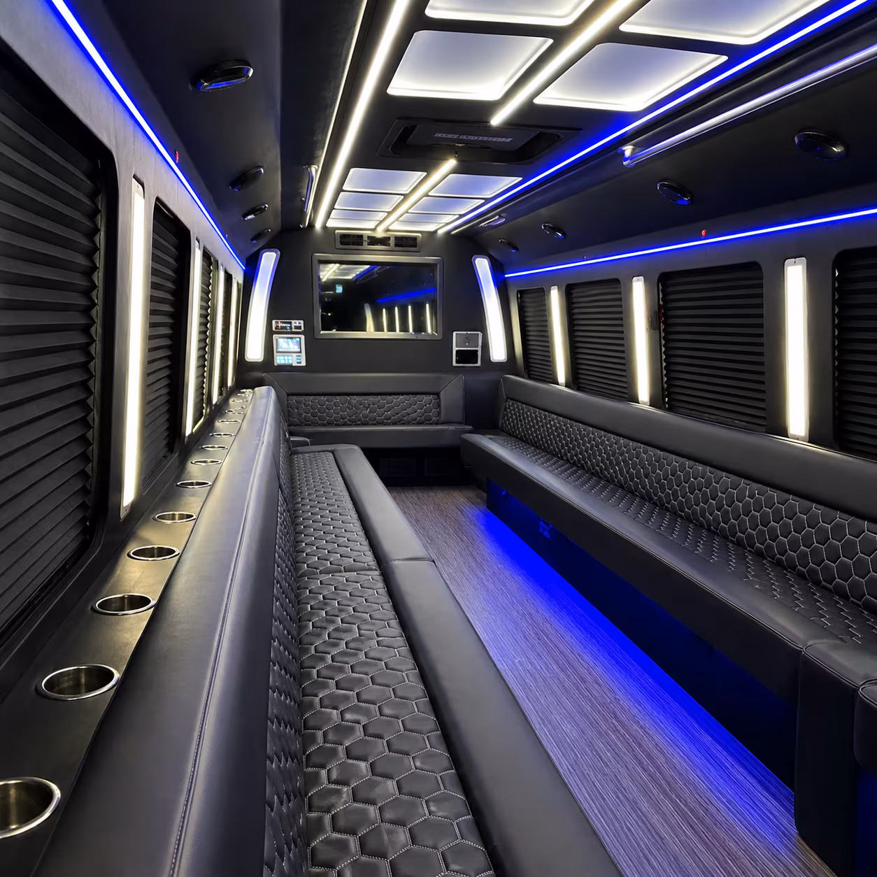 youngstown party bus rental interior